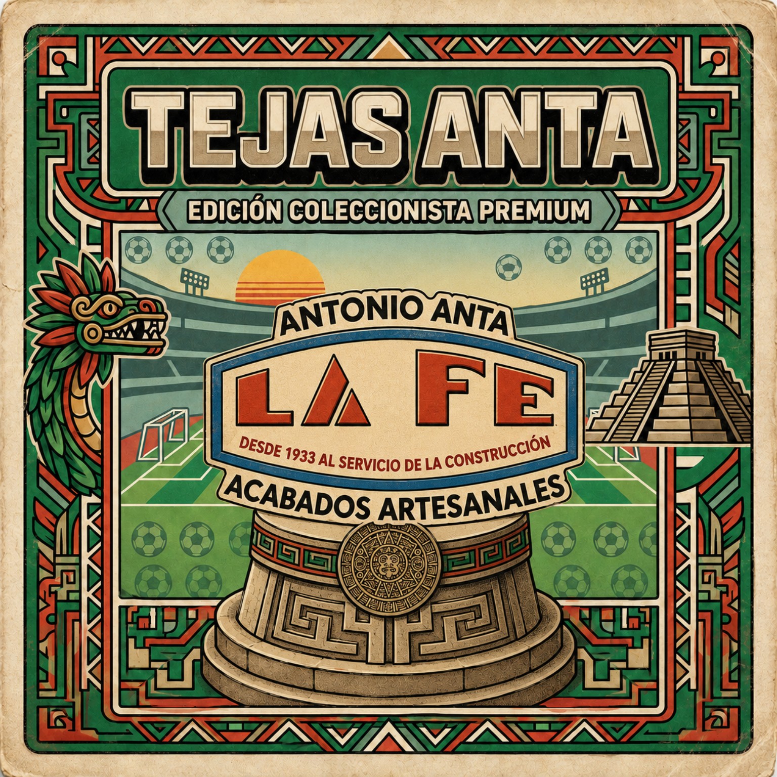 Anverso de la Estampa Maestra LA FE