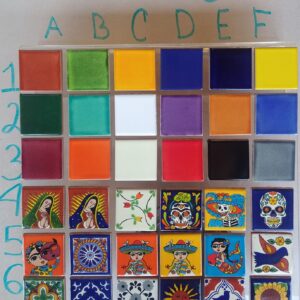 Az. Talavera Decorado 3 (varios diseños) 10.8x10.8