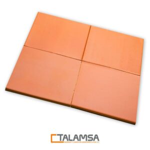Loseta Extruida Terracota 25x25