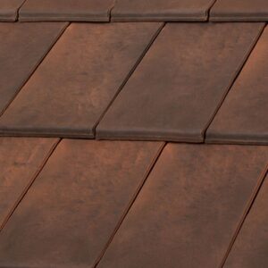 El Águila - Teja Plana Etrusca Flameado Negro