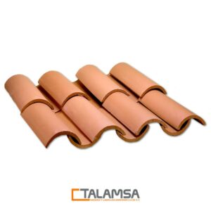 Teja Media Caña GRANDE (TCL) Terracota 15x38