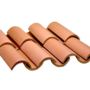 Teja Media Caña GRANDE (TCL) Terracota 15x38