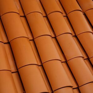 Teja Media Caña L Terracota 16.5x30