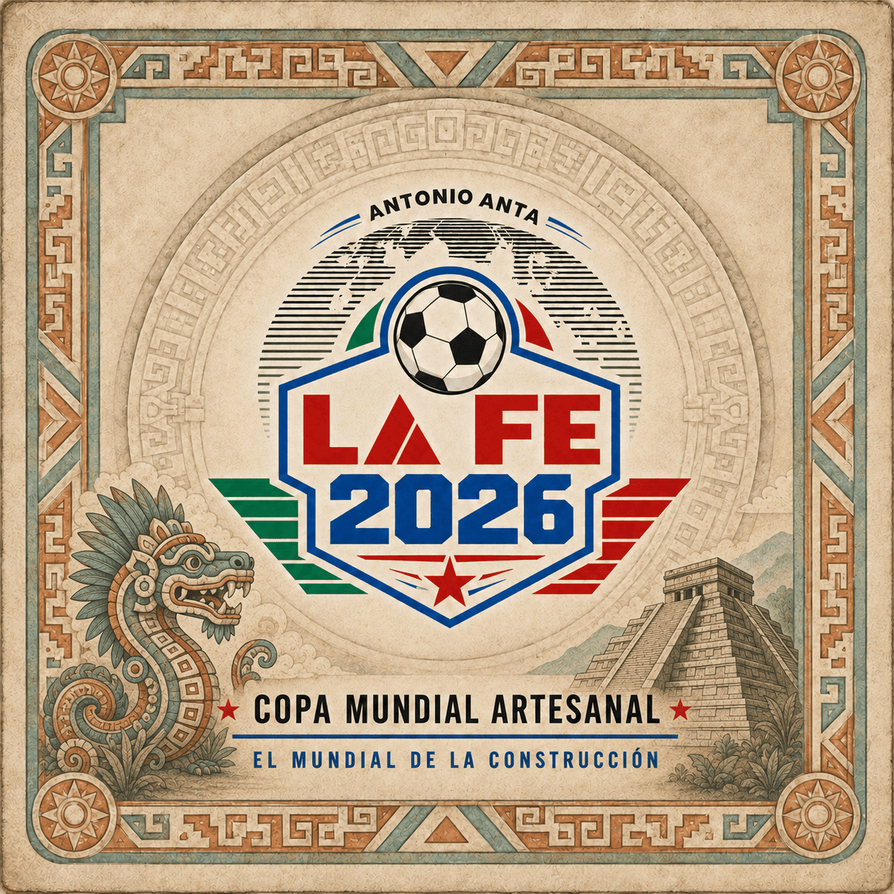 Álbum Mundialista Tejas Anta LA FE 2026